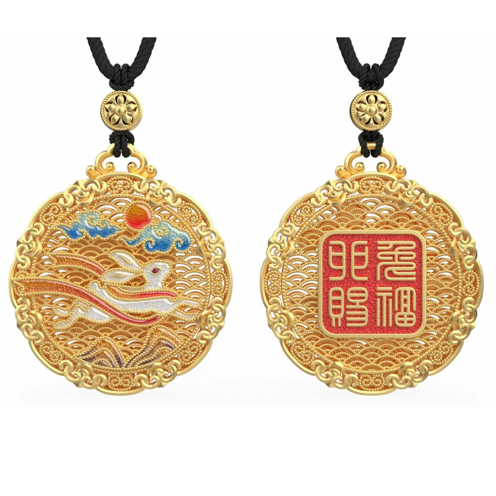 玉兔东升